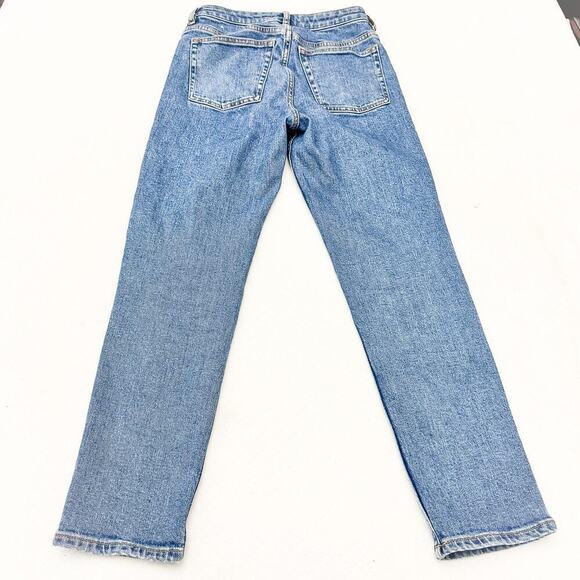 & Other Stories Straight Leg Denim Jeans Medium Wash Zip Fly Size 26 - Picture 3 of 9